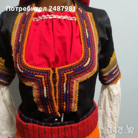 Автентина кюстендилска носия, снимка 2 - Антикварни и старинни предмети - 52306488