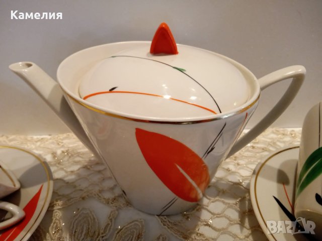 Руски порцелан , снимка 2 - Чаши - 40483776