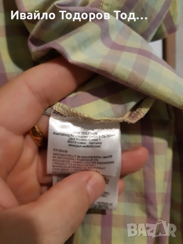 Дамска бутикова риза с къс ръкав Jack Wolfskin , снимка 3 - Ризи - 51554953