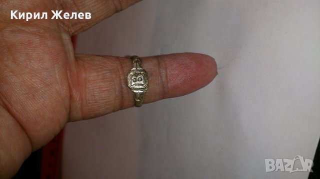 Старинен пръстен сачан над стогодишен -67311, снимка 4 - Антикварни и старинни предмети - 28865873