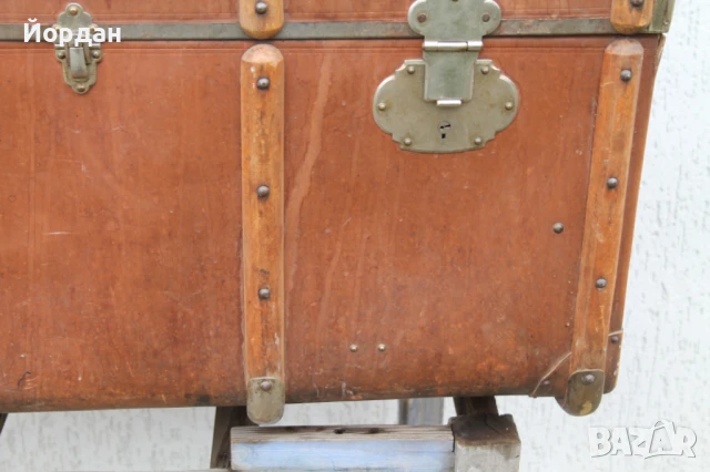 Стар куфар /1900-1930-та година/, снимка 7 - Антикварни и старинни предмети - 50447922