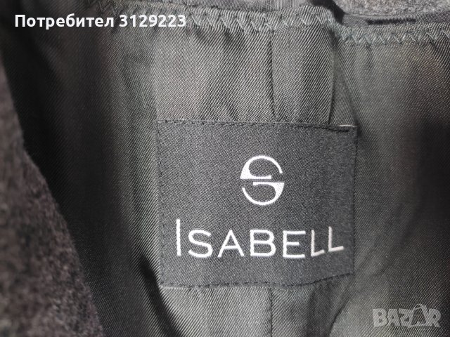 Isabell wool and cashmere coat D48/ F 50, снимка 3 - Палта, манта - 38812788