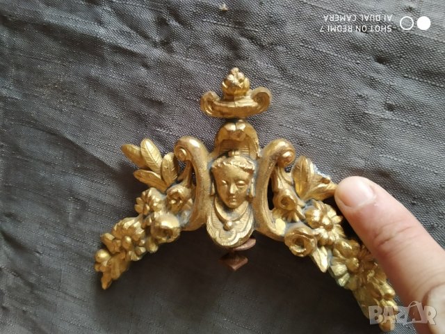 барокова метална апликация , снимка 5 - Антикварни и старинни предмети - 36980235