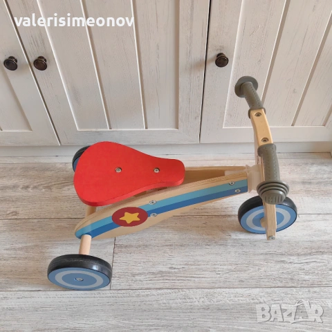 Дървено детско колело – 10 евро, снимка 2 - Играчки за стая - 53302700