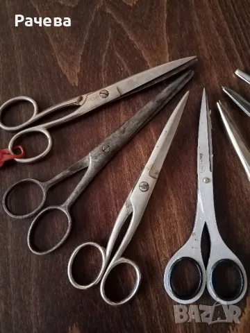 Седем стари ножици, снимка 2 - Антикварни и старинни предмети - 48692259