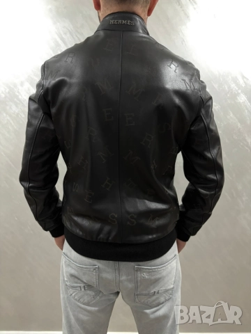 Мъжко кожено яке , снимка 7 - Якета - 52432582