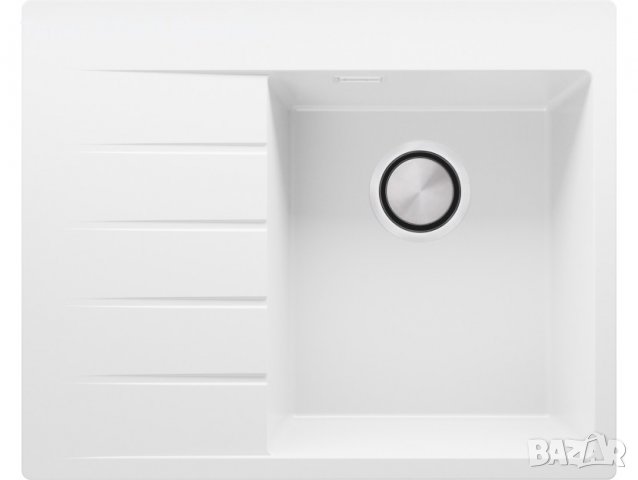 Кухненска Мивка от Гранит модел Сидни 620 x 500 Компакт - Бяла