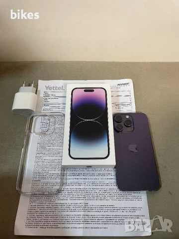 iPhone 14 Pro Deep purple 256gb ГАРАНЦИОНЕН, снимка 5 - Други - 52789768