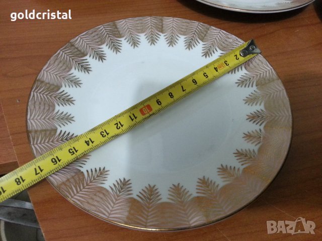 Стар немски порцелан Бавария чинии за десерт , снимка 3 - Антикварни и старинни предмети - 39896539