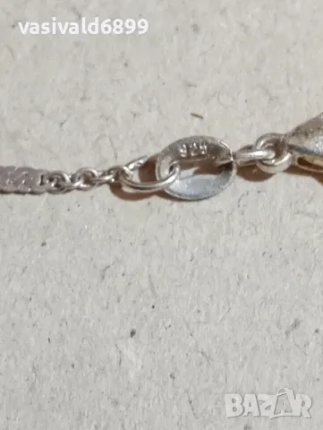 Сребърно синджирче , снимка 4 - Колиета, медальони, синджири - 48253488