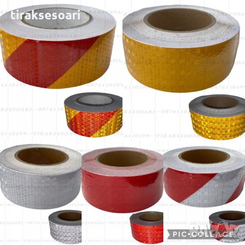 Светлоотразително тиксо 25 метра Svetlootrazitelno tikso