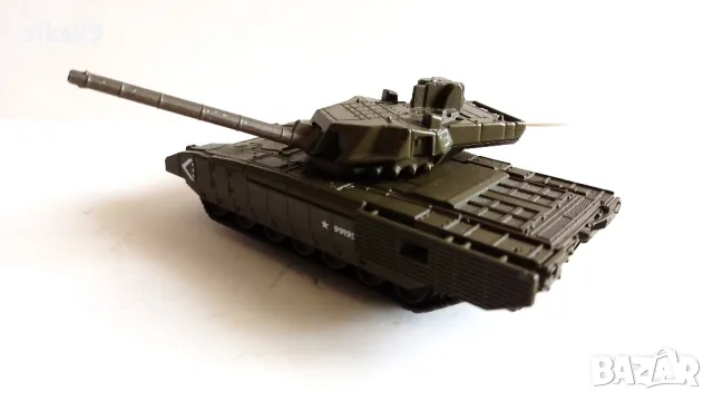 Метален Военен Руски Танк T-14 ARMATA WELLY, снимка 3 - Колекции - 47862593