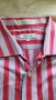 Риза с дълъг ръкав - Червено и бяло райе - 16 1/2, снимка 3