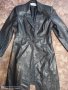 кожено яке до коляното-38 размер, снимка 3