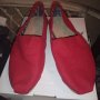 Еспадрили Tom's червени дамски, снимка 1 - Дамски ежедневни обувки - 40813759