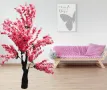 Изкуствено декоративно дърво, Цъфтяща сакура, 1.7 м, снимка 4