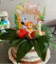 2 вид Happy Birthday Зоо Сафари Джунгла Диви животни мек картонен топер табела украса за торта декор, снимка 3