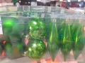 Комплект коледна украса за бяла елха, Коледни украси в зелено , снимка 6