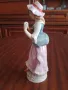 Порцеланова статуетка, старинна, бисквитен порцелан, снимка 6