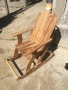 Люлеещ дървен стол, снимка 5