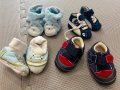 Лот нови бебешки обувки 0-6м, снимка 1 - Бебешки обувки - 28424960