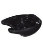 Стандартна фризьорска керамична мивка за фризьорска измивна колона DM6, черна/бяла, снимка 1