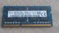 Рам памет за лаптоп Hynix 4GB DDR3 1600mhz SODIMM PC3-12800S, снимка 1 - RAM памет - 43524362