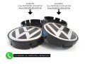 Volkswagen VW 55/60/52мм алуминиеви капачки / тапи за джанти сиви, снимка 7