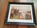 Стари репродукции (преди 1945 г.) на български картини с военна и историческа тематика, снимка 5
