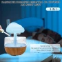 Овлажнител за въздух тип „Дъждовни облаци“, нощна лампа тип „Дъждовни облаци“, 3-в-1 дифузерен арома, снимка 5