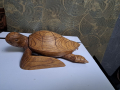 Голяма дървена морска костенурка-30см, снимка 2