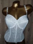 75 Е Бял дантелен корсет , снимка 5