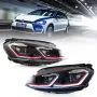 Комплект фарове с динамични мигачи за VW GOLF 7.5 2018 - 2021, снимка 2