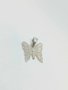 Сребърна висулка пеперудка, снимка 1 - Колиета, медальони, синджири - 43023139