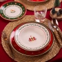 Красив коледен порцеланов сервиз за хранене, снимка 10