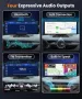 Нов IPS тъчскрийн CarPlay Android Auto с мултимедия и навигация за кола, снимка 3
