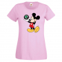 Дамска тениска Mickey Mouse Skoda .Подарък,Изненада,, снимка 1 - Тениски - 36529147