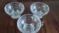 Стъклени купички 3бр по 3 лв за брой., снимка 1 - Чинии - 35492231