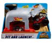 Комплект Hot Wheels Monster Truck с пускови устройства - Mattel Хот Уилс, снимка 8