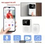 X9 СМАРТ безжичен звънец с HD камера/IOS/нощно виждане/2 мелодии/38 вида глас/акумулаторна батерия, снимка 2