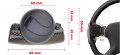 Топка за Волан Въртяща Карбон за Автомобил Кола Универсален модел, снимка 1
