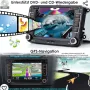 Навигация DVD мултимедия 7" за VW Seat Skoda 2Din Bluetooth GPS карти за навигацията, снимка 1