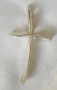 Стилизиран сребърен кръст, авторски, снимка 2