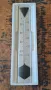 термометър стенен алуминиев,  произведен в Германия от фирма Henkels Хенкелс в луксозна кутия, снимка 4