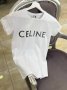 Дамска тениска Celine 👚 Дамска блуза с къс ръкав Селин - Различни цветове, снимка 4