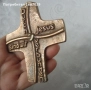Няколко: Разпятие Исус Кръст пано религия, Джон Бон Джоуви, старо настолно, кръстове, снимка 9