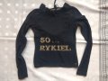 Елегантна черна блуза sonia by sonia rykiel, снимка 1 - Блузи с дълъг ръкав и пуловери - 32523682