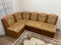 Продавам ъглов диван с възможност да става спалня, снимка 1