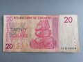 Банкнота - Зимбабве - 20 долара | 2007г., снимка 1