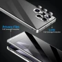Samsung Galaxy S25 Ultra Калъф Anti-Spy със Закалено Стъкло и Магнитно Закопчаване + Протектор, снимка 11